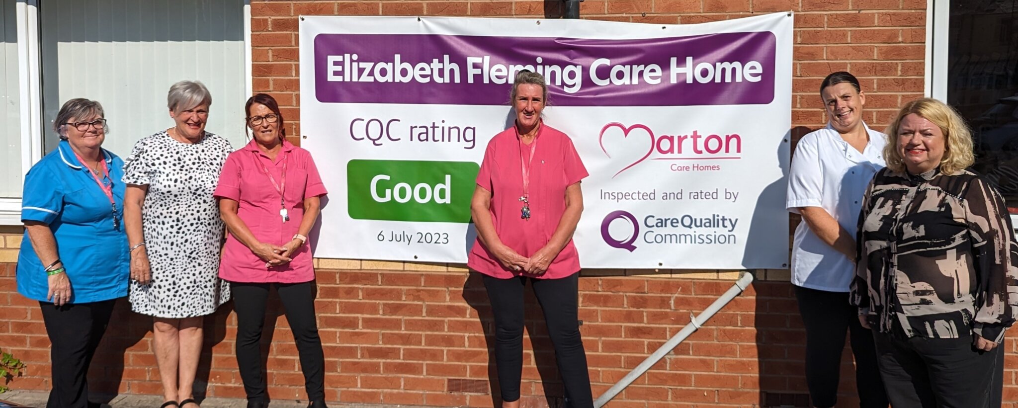 Elizabeth Fleming Care Home Celebrates Care Quality Commission (CQC