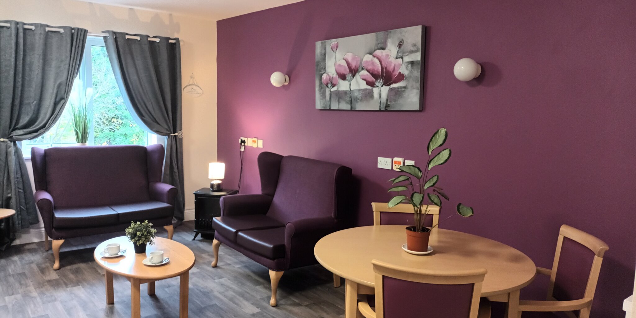 Discover the newly decorated family room at Dene Grange Care Home in Hexham—designed for comfortable, private family gatherings and memorable moments with loved ones.