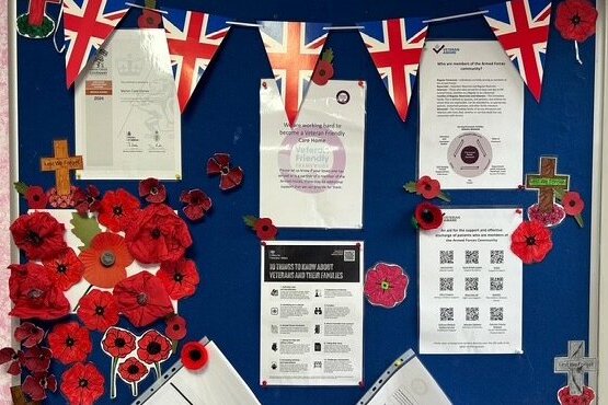 A veterans welcome to Wansbeck Care Home in Choppington